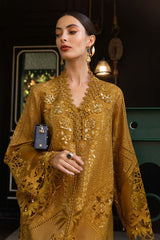 Maria B Luxury Cotton Embroidered 3 piece Unstitched / Stitched