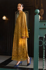 Maria B Luxury Cotton Embroidered 3 piece Unstitched / Stitched