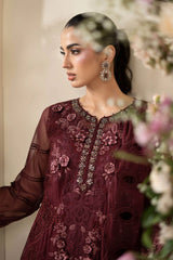 Maria B Embroidered Chiffon Collection 3 Piece Unstitched / Stitched
