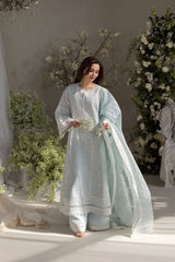 Sobia Nazir Lawn Chikan Kari Collection 3 Piece Unstitched / Stitched