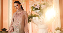 Maria B Embroidered Chiffon Collection 3 Piece Unstitched / Stitched