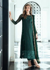 Azure Ensembles Chiffon Collection 3 piece Unstitched