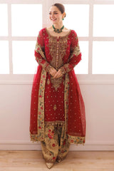 Charizma Luxury Chiffon Collection 3 Piece Unstitched / Stitched