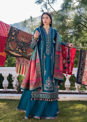 Hussain Rehar Digital Printed Luxury Lawn 3 Piece Unstitched