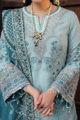 Nameera by Farooq Embroidery Luxury Chiffon 3 Piece Unstitched / Stitched
