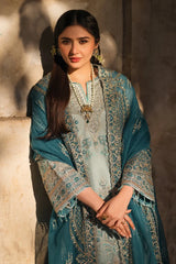 Nameera by Farooq Embroidery Luxury Chiffon 3 Piece Unstitched / Stitched