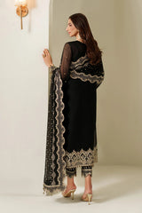 Alizeh Chiffon Embroidered & Hand Embellished 3 piece Unsitched / Stitched