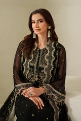 Alizeh Chiffon Embroidered & Hand Embellished 3 piece Unsitched / Stitched