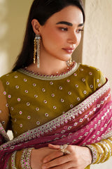 Zarif Roohi Sequins Embroidered Chiffon Unstitched 3 Pices