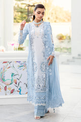 Qalamkar Luxury Cotton with chiffon dupata Collection 3 Piece Unstitched / Stitched