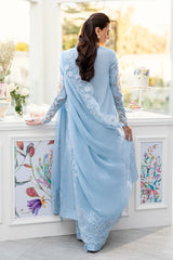 Qalamkar Luxury Cotton with chiffon dupata Collection 3 Piece Unstitched / Stitched