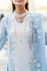 Qalamkar Luxury Cotton with chiffon dupata Collection 3 Piece Unstitched / Stitched