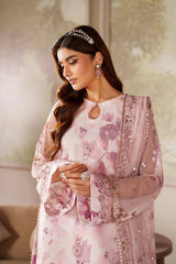 Zarif - Rahma Luxury Organza Embroidered 3piece Unstitched / Stitched