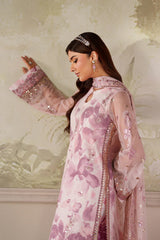 Zarif - Rahma Luxury Organza Embroidered 3piece Unstitched / Stitched