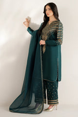 Jazmin Embroidered raw silk Collection 3 Piece Unstitched / Stitched