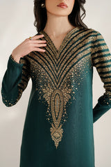 Jazmin Embroidered raw silk Collection 3 Piece Unstitched / Stitched