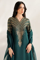 Jazmin Embroidered raw silk Collection 3 Piece Unstitched / Stitched