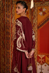 Ethnic Silk Collection Embroidered 3 piece Unstitched / Stitched