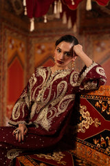 Ethnic Silk Collection Embroidered 3 piece Unstitched / Stitched