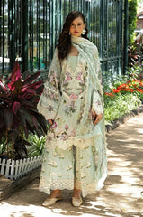 Elaf Summer Collection Lawn Embroidery 3Piece Unstitched / Stitched