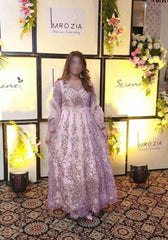 Imrozia Serene Bridal Net Luxury Maxi Embroidered 3 Piece Unstitched