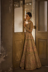 Anaya Skin Bridal Net Maxi Embroidered Collection 3 Piece Unstitched / Stitched