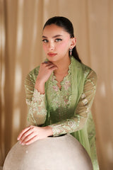 Azure luxury Chiffon Embroidered 3 Piece Unstitched / Stitched