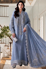 Maria B Luxury Chiffon Embroidery Collection 3 Piece Unstitched / Stitched