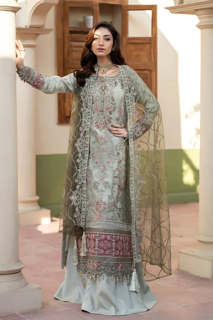 Imrozia Wedding Organza Luxury Collection Embroidered 3 Piece Unstitched / Stitched
