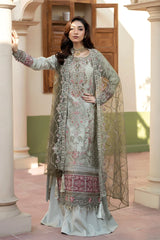 Imrozia Wedding Organza Luxury Collection Embroidered 3 Piece Unstitched / Stitched