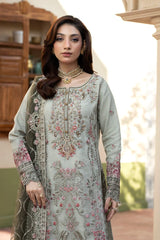 Imrozia Wedding Organza Luxury Collection Embroidered 3 Piece Unstitched / Stitched