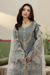 Imrozia Wedding Organza Luxury Collection Embroidered 3 Piece Unstitched / Stitched
