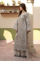 Imrozia Luxury Organza Collection Embroidered 3 Piece Unstitched / Stitched