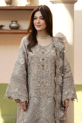 Imrozia Luxury Organza Collection Embroidered 3 Piece Unstitched / Stitched