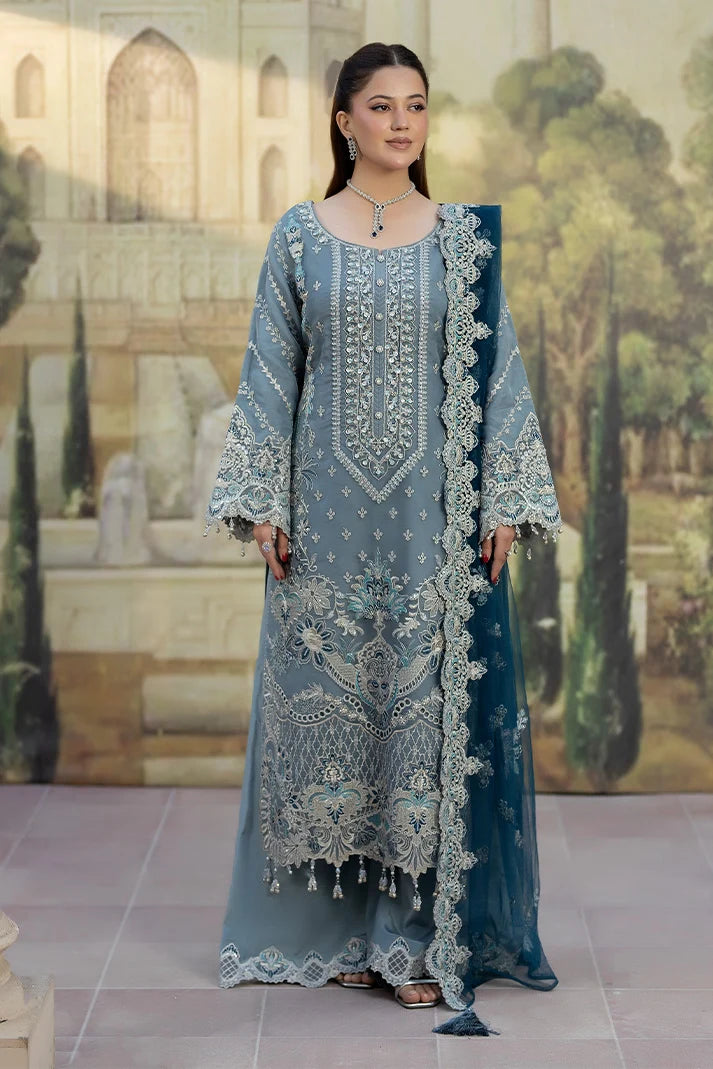 Imrozia Premium Chiffon Embroidered Wedding Collection 3Piece Unstitched / Stitched