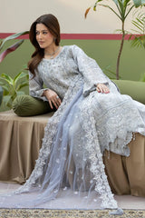 Imrozia Luxury Organza Collection Embroidered 3 Piece Unstitched / Stitched