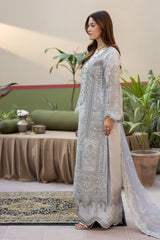 Imrozia Luxury Organza Collection Embroidered 3 Piece Unstitched / Stitched
