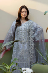 Imrozia Luxury Organza Collection Embroidered 3 Piece Unstitched / Stitched