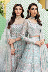 Imrozia Noor-E-Gul Luxury Net Maxi Embroidered 3 Piece Unstitched / Stitched