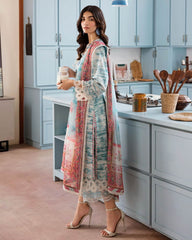 Afrozeh Luxury Embroidered Swiss Lawn - 3 Piece Unstitched