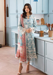 Afrozeh Luxury Embroidered Swiss Lawn - 3 Piece Unstitched