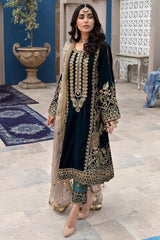 Eman Adeel 3 Piece Embroidered Velvet