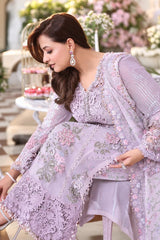 Maria B Embroidered Chiffon Collection 3 Piece Unstitched / Stitched