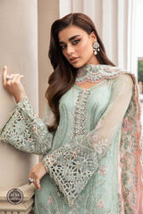 Mariaa.B Luxury Chiffon Embroidery 3 Piece Unstitched