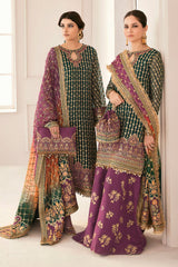 Baroque Chantelle Embroidered Luxury Chiffon 3 piece unstitched