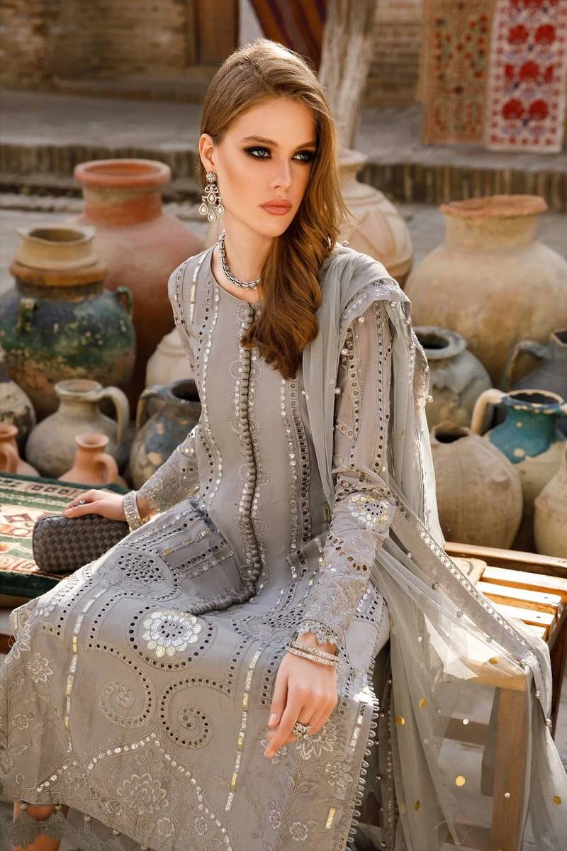 Mariaa.B luxury lawn collection Embroidery 3pc Unstitched