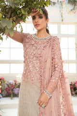 Maria B Luxury Chiffon Wedding Edition Collection Embroidered 3 Piece Unstitched