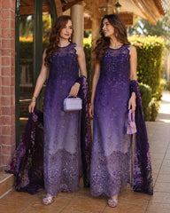 Noor By Sadia Tie N Die Printed 3 Piece Unstitched / Stitched