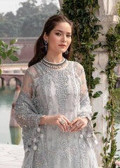 Imrozia Formal Embroidered Soft Net Dress 3 Piece Unstitched