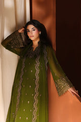 Azure Luxury Chiffon Embroidered 3 Piece Unstitched / Stitched